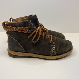 Born Temple dark gray ankle boots size 8.5